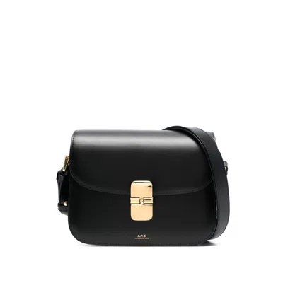 A.p.c. A. P.c. Small Grace Cross-body Bag In Black