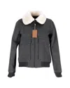 APC A. P.C. SNOWBIRD JACKET IN GRAY WOOL