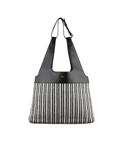 A.p.c. A. P.c. Sophie Shopper Tote One Size Black