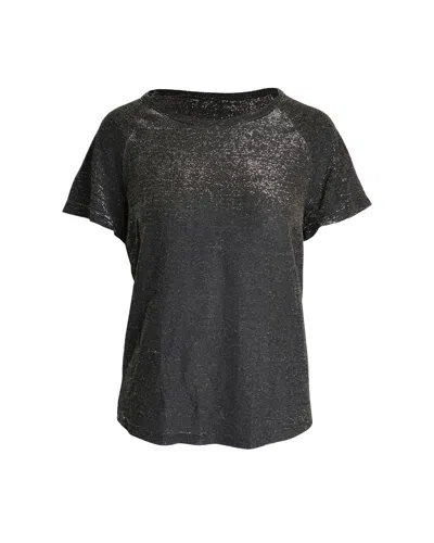 Apc A. P.c. Sparkly T-shirt In Black Viscose