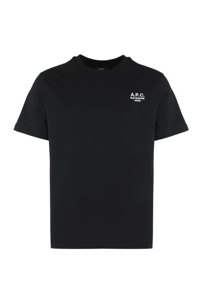 A.p.c. A. P.c. Standard Crew-neck T-shirt In Cotton In Animal Print