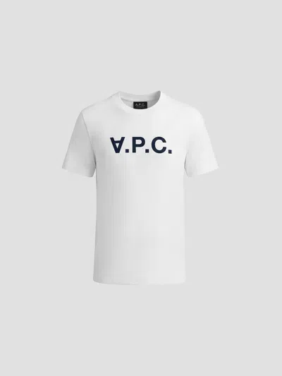 A.p.c. A. P.c. Standard Fit Eco-friendly T-shirt In White