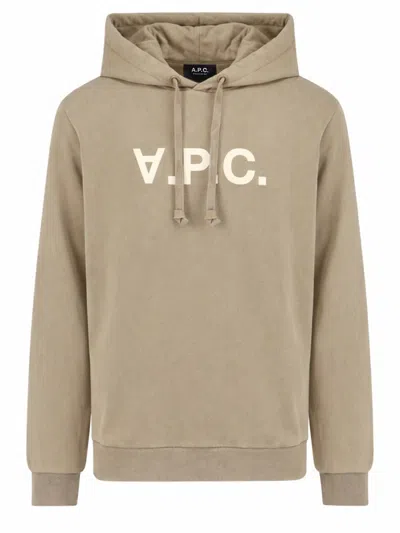 A.p.c. A. P.c. Standard Grand Vpc Hoodie In Green