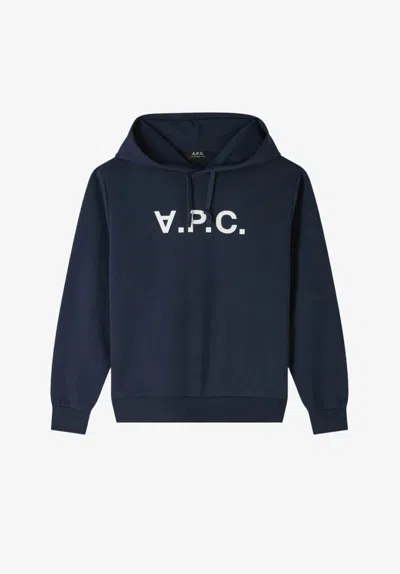 A.p.c. A. P.c. Standard Grand Vpc Hoodie Mens Xl Navy Blue
