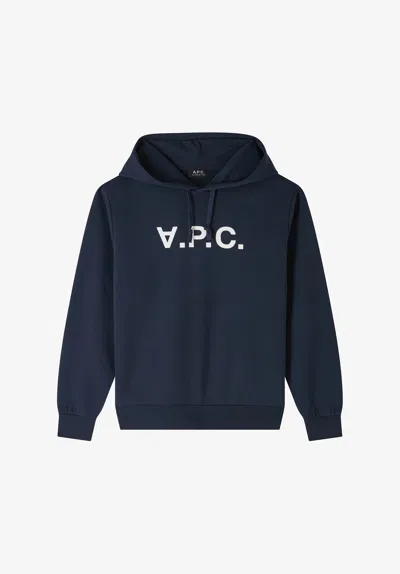 A.p.c. A. P.c. Standard Grand Vpc Hoodie Womens L Navy Blue
