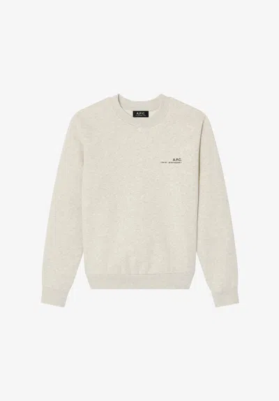 A.p.c. A. P.c. Standard Item Unisex Sweatshirt Womens Xxs Ecru