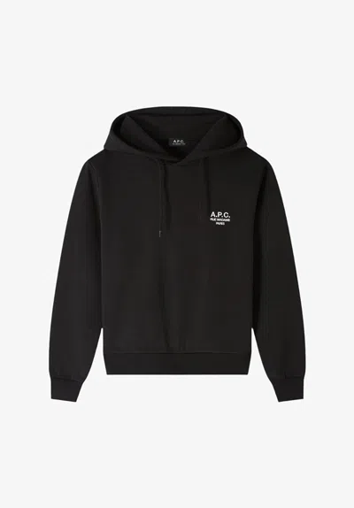 A.p.c. A. P.c. Standard Rue Madame Hoodie Womens Xs Black White
