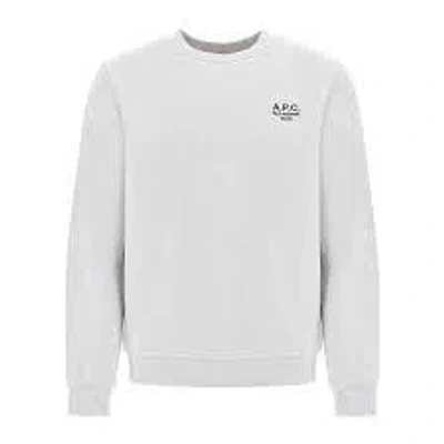 A.p.c. A. P.c. Standard Rue Madame Sweatshirt In Gris Chine Noir