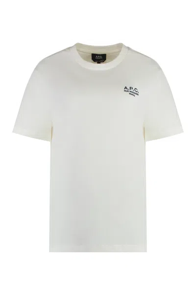 A.p.c. A. P.c. Standard Rue Madame T-shirt In White