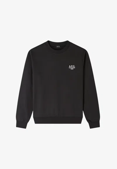 A.p.c. A. P.c. Standard Rue Madame Unisex Sweatshirt Mens Xl Black White In Blue