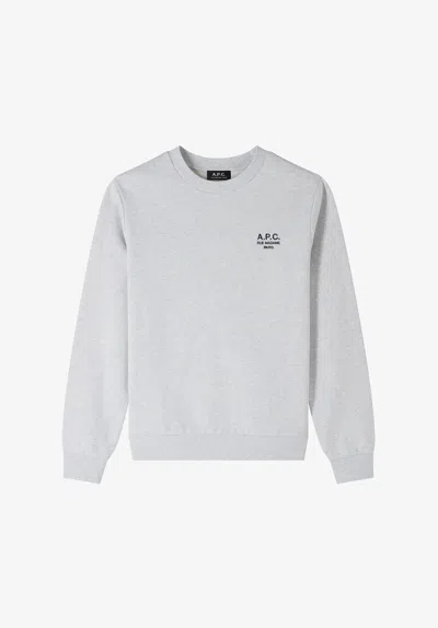 A.p.c. A. P.c. Standard Rue Madame Unisex Sweatshirt Womens Xs Light Grey