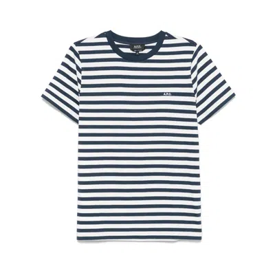 A.p.c. A. P.c. Standard T-shirt For Men - Fall/winter 2025 In Dark Navy