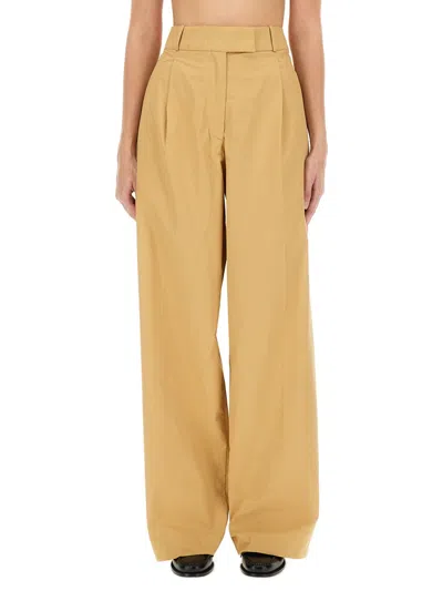 A.p.c. A. P.c. Straight Fit Organic Cotton Trousers In Brown