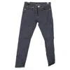 Apc A. P.c. Straight Jeans In Dark Blue Cotton Denim