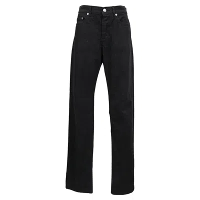 Pre-owned A.p.c. A. P.c. Straight Leg Jeans In Black Cotton