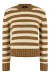 Apc Striped Sweater Sweaters And Cardigans Brown In Multi