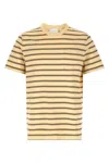 Apc A. P.c. Striped T-shirt In Yellow
