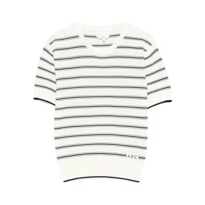 Apc A. P.c. Striped-pattern T-shirt In Multi