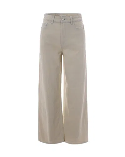 A.p.c. A. P.c. Stylish Organic Cotton Trousers For Women In Neutral