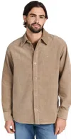 Apc Beige Bobby Shirt In Beige
