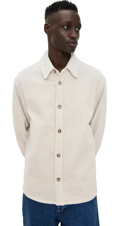 Apc A. P.c. Surchemise Boris Button Down Aad Ecru