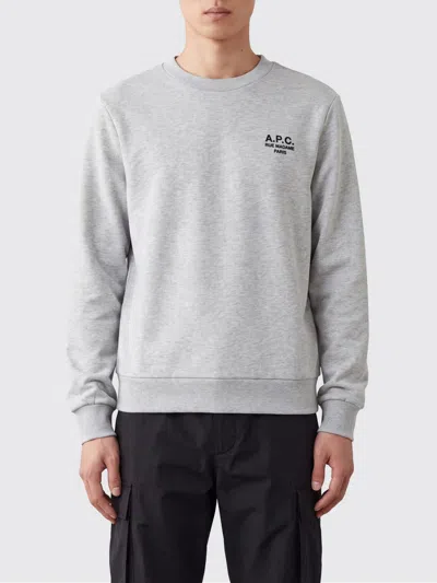 A.p.c. A. P.c. Sweatshirt Men Color Black 1 In Gray