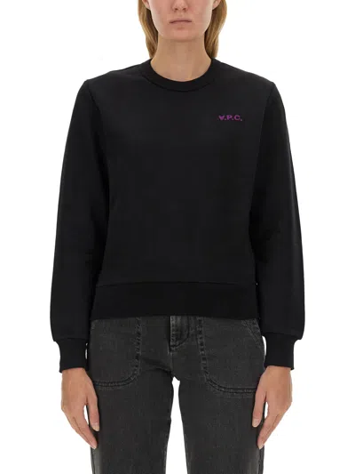 APC A. P.C. SWEATSHIRT WITH LOGO