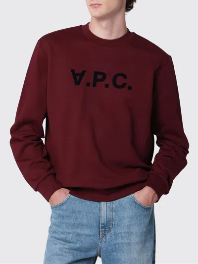 A.p.c. A. P.c. Sweatshirt Woman Color Burgundy