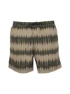 Apc A.p.c. Swimsuit With Print In Brown