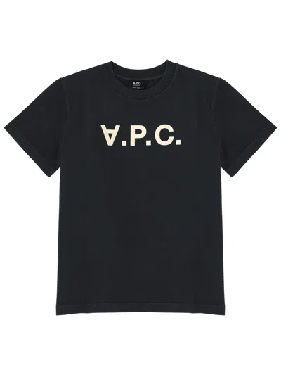 Apc A. P.c. T-shirt With Logo In Black
