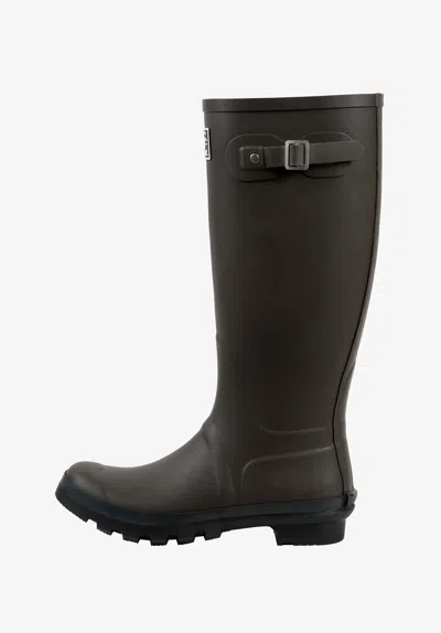 A.p.c. A. P.c. Tall Wellington A. P.c X Barbour Us 7 Dark Green