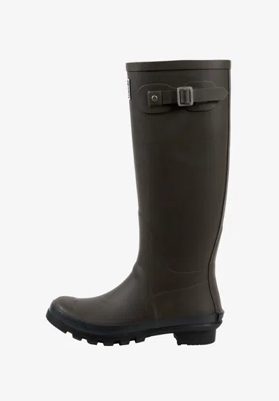 A.p.c. A. P.c. Tall Wellington A. P.c X Barbour Us 7 Dark Green