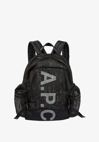 A.p.c. A. P.c. Tech Rebound Backpack One Size Black