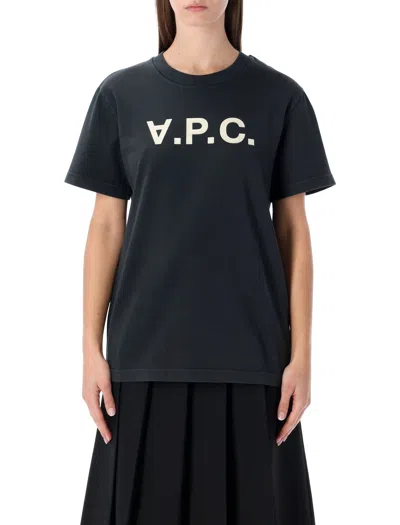 A.p.c. A. P.c. The Standard Cotton T-shirt - Women's Size S In Noir Blanc