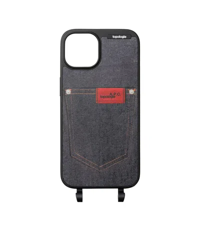 Apc A. P.c. Topologie Iphone 14 Pro Case In Iai - Indigo