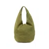 A.p.c. Neige Clou Shoulder Bag In Green