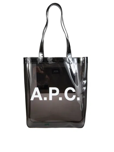 A.p.c. A. P.c. Tote Handbag Lou In Transparent