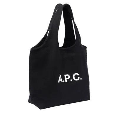 A.p.c. A. P.c. Tote Handbag Ninon - Mini Size In Noir