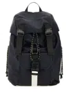 A.p.c. Technical Nylon Backpack With Flap Closure In Black