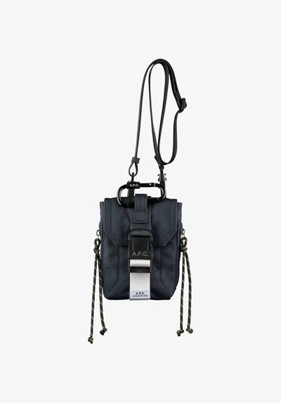 A.p.c. A. P.c. Treck Neck Pouch One Size Navy Blue