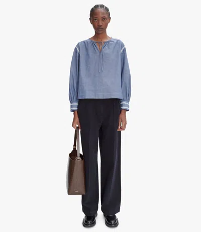 A.p.c. A. P.c. Tressie Pants 36 Navy Blue