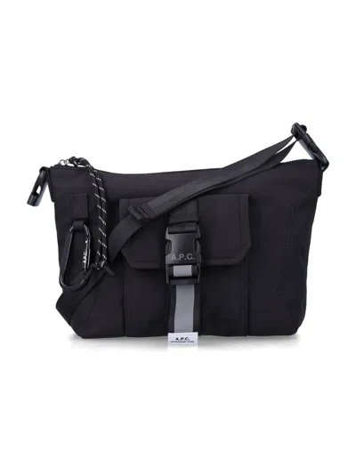 A.p.c. A. P.c. Unisex 100% Nylon Bag In Nero