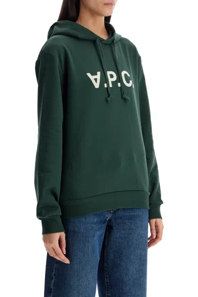 Apc A. P.c. Unisex Grand Vpc Hooded Sweat In Green