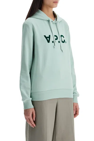Apc A. P.c. Unisex Grand Vpc Hooded Sweat In Green