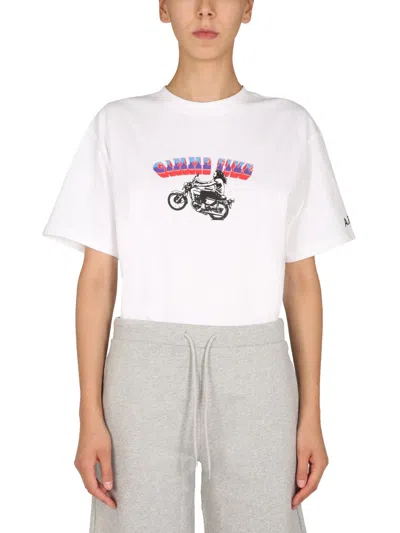 A.p.c. A. P.c. Unisex Mini Logo Crew Neck T-shirt In White