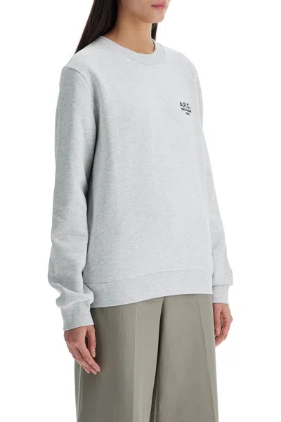 Apc A. P.c. Unisex Rue Madame Sweatshirt In Grey