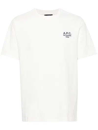 A.p.c. A. P.c. Unisex Straight Cut Organic Cotton T-shirt Size S In Multi
