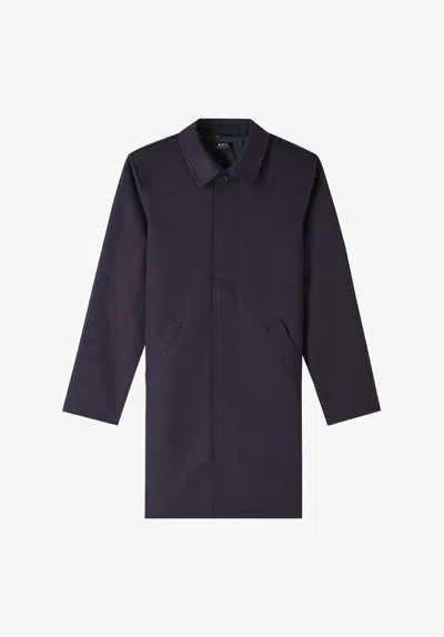 A.p.c. A. P.c. Urban Mac Xl Navy Blue
