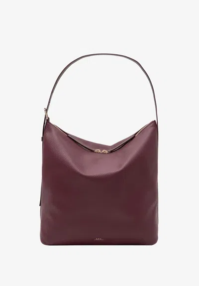 A.p.c. A. P.c. Vera Bag One Size Burgundy