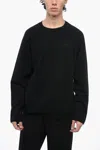 Apc Wool Crewneck Pullover In Black
